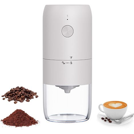 Moulin À Café Électrique - Meule En Céramique - Réglage Fin Du Grain - Rechargeable USB - Pour Filtre, French Press, Cold Brew - 35 G Par Cycle (1/5)