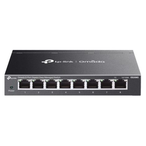 Omada ES208G switch Gestionado L2 Gigabit Ethernet (10/100/1000) Negro