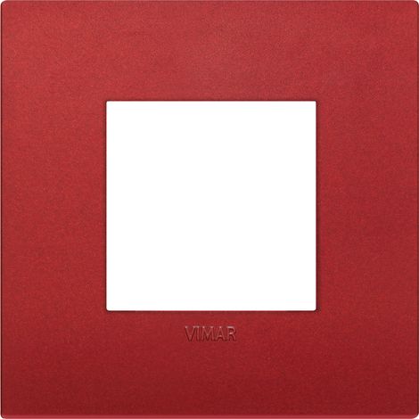 VIMAR - 19642.75 Placa clásica 2M rojo mate