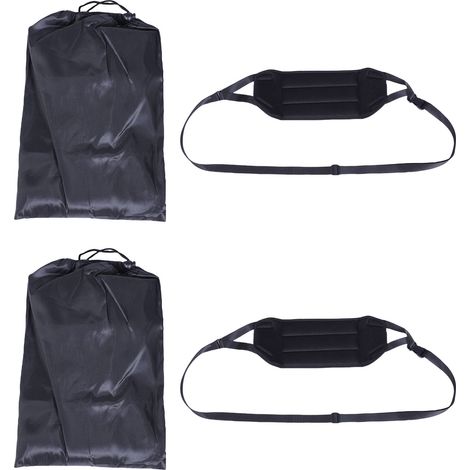 Hamac de pied d'avion en mousse à mémoire de forme confortable, repose-pieds Portable réglable pour détendre vos pieds, pour un long voyage, 2 pièces. (1/2)