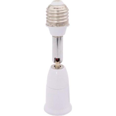 Adaptador de bombilla Staol E26/E27 - Extensión de 180° para bombillas E26/E27, convertidor de casquillo ajustable de E26/E27 a E26/E27 (1/5)