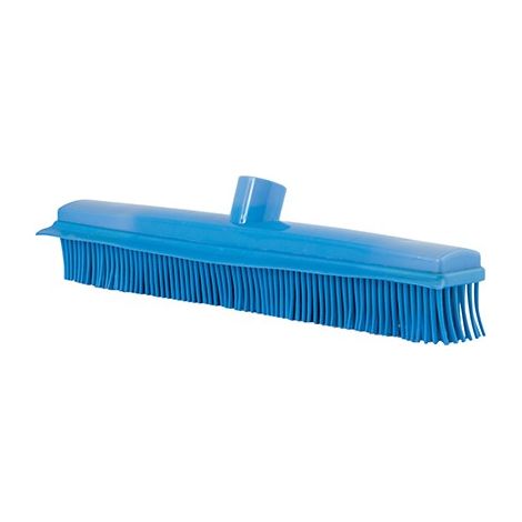 Escoba sin mango con escoba de goma azul MSV (1/4)