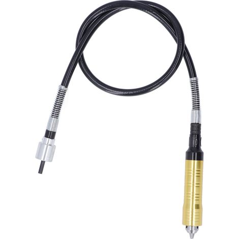Lot de 10 adaptateur flex shaft extension flexible mandrin clé pour perceuse convertisseur acier inox caoutchouc (1/5)