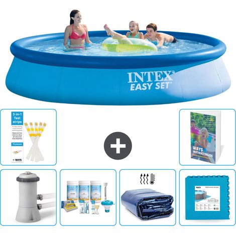 Intex Piscine Easy Set Ronde - 396x84 cm - 7-pièces S188 (1/5)