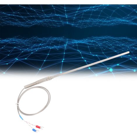 BERM® 200 mm Typ K Thermoelement-geschirmtes Temperaturmesskabel, 1 Meter Temperaturmesskabel für Temperaturregler. (1/5)