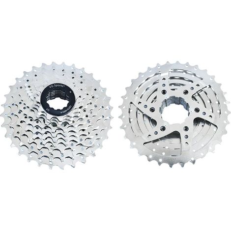 Piñón libre para bicicleta, compatible con 8-11 velocidades, diseño ligero, color caqui oscuro. (1/2)