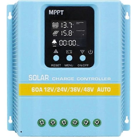 MPPT-Solarladeregler 12 V, 24 V, 36 V, 48 V, automatische Erkennung, 60 A (1/5)