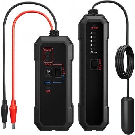 Détecteur câbles souterrains NOYAFA pour clôture anti-fugue animaux, testeur électrovannes enterrées, traceur câbles irrigation