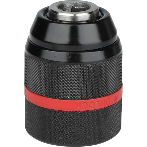 AIPERQ Mandrin de perceuse sans clé, mandrin de perceuse à main 1/2-20UNF Mount 0.04-0.51in Mandrin auto-serrant à plusieurs fins (1/4)