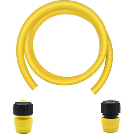 Kärcher Dampf-Zubehörset für Kärcher SC-Serie – 1 Satz 2,5 m Wasserzulaufschlauch + 2 Anschlüsse