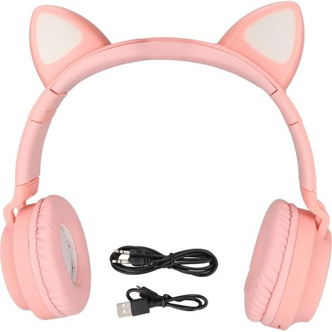 Casque de jeu, o à oreilles chat, basses profondes, son haute (1/5)