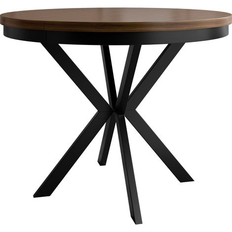 Mesa Oswego 157, Nogal, 76x0x0cm, Alargamiento, Aglomerado laminado, Metal