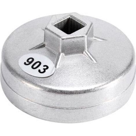 74mm 14 Flute Aluminum Oil Filter Wrench Socket Remover Tool 903 Silver Color for BMW Audi Benz (1/5)