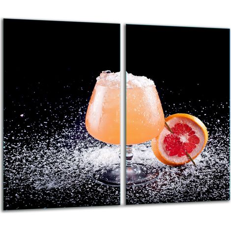 Tabla de cortar de vidrio 2x 30x52 para bebidas (1/5)
