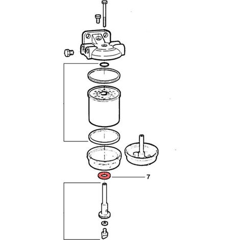 Lem Select – Joint caoutchouc filtre à gasoil adaptable FIAT – Lot de 5 – Caoutchouc grand axe central – Réf. 9918124