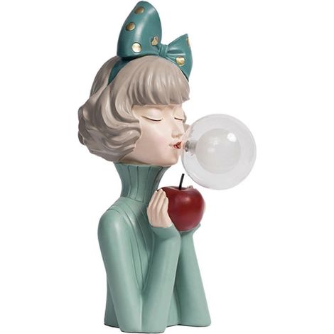 Veilleuse pour enfants et adultes, lampe Bubble Girl, style G, lampe de chevet, décoration de chambre, décoration intérieure, ambiance chaleureuse (1/5)