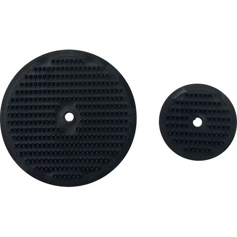 FASTECH® 703-330-Bag Hakenscheibe zum Anschrauben Haftteil  Schwarz 4 St.