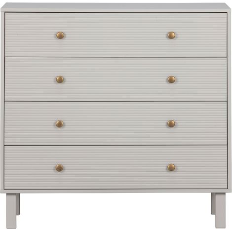 Commode moderne en bois de pin et métal MADO