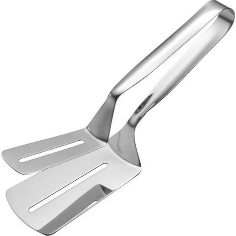 Küchenzange aus Edelstahl, rutschfester Griff, ideal zum Grillen – (1/5)