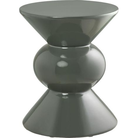 Iben Couchtisch Eckentisch Ø34cm grün. (1/3)