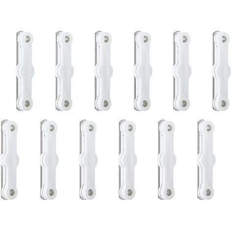 12 pièces pour fixation de filet, Clips anti-mouches, filet de ciel pour porte de balcon