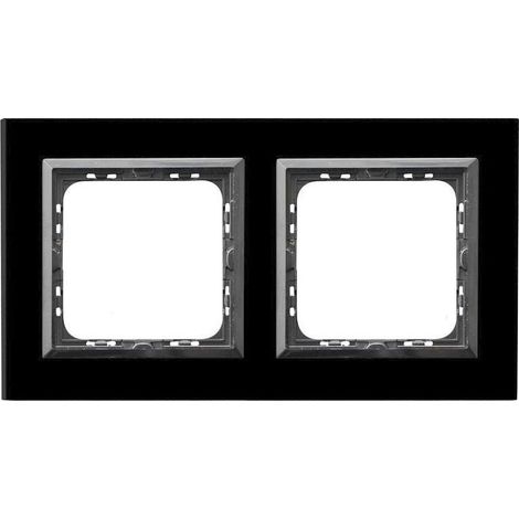 Ospel Impresja Marco doble vidrio negro 11 x 21,5 cm