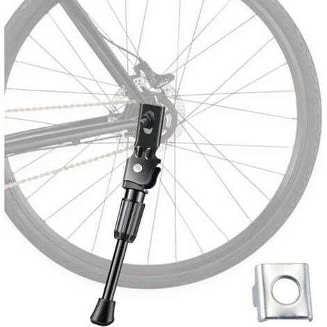 Béquille de vélo pour enfant - Support unilatéral - En alliage d'aluminium - Réglable - Pour vélo de route et petits vélos-12 pouces (1/5)