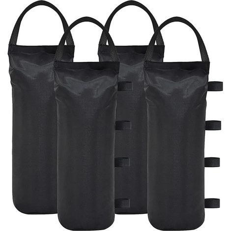 Sac de Sable for Tente avec poignée for Gazebo de Jardin, Poids for Pieds, Sac de Sable, abri de Sable, Ensemble de Tente, Outils de Camping Sac de Sable pour Parasol(4Pcs-Single Handle) (1/5)