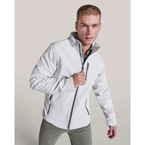 Softshell compuesto por 2 capas, con cremallera invertida efecto sellado, con protector de barbilla combinada y tirador Vetonek - Hombre / 3XL / (1/5)