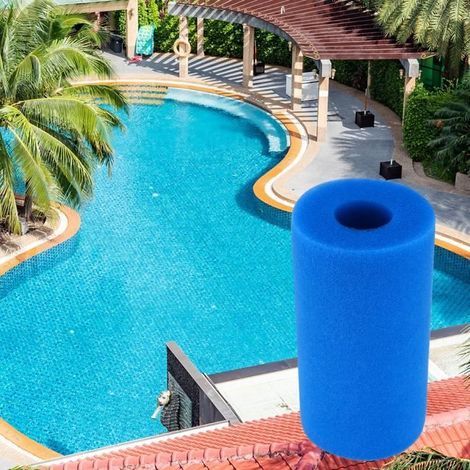 5 reusable/washable Intex Type A foam filter cartridge sponges (20 cm height)