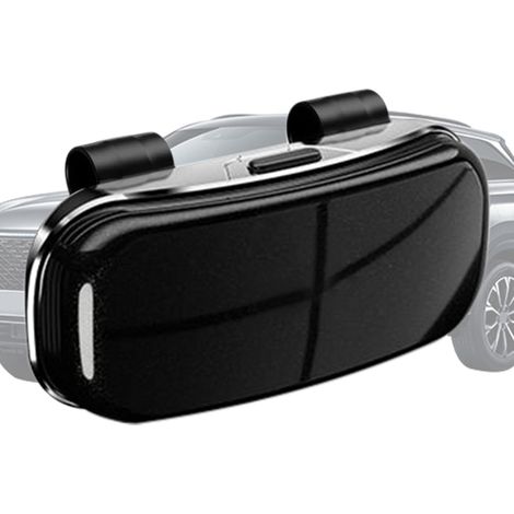Support de lunettes de de voiture – 18,5 x 8 x 4 cm – Boîte de rangement pour lunettes de , boîte de rangement pour accessoires d'intérieur de véhicule Design pratique et (1/5)