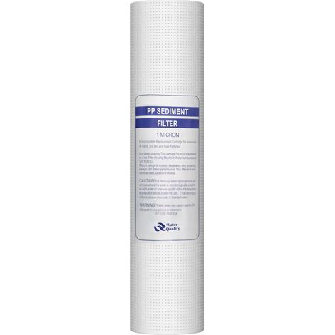 Bardusch-Filtre de remplacement 10 pouces cartouche filtrante de remplacement filtre purificateur d'eau pour toute la maison 5 microns coton PP (1/5)