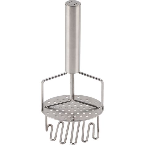 Pilon à purée double couche en acier inoxydable robuste pour pommes de terre, presse-légumes et écrasoir de cuisine (1/5)
