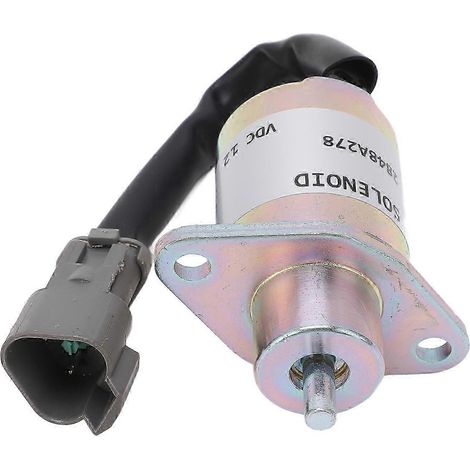Vanne d'arrêt de carburant/coupe-flamme, accessoire pour excavatrice, 12 V CC, 2848A278 (1/5)