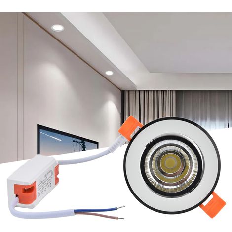 Einbau-LED-COB-Spotlight 7W, verstellbar, Durchmesser 8,4 cm (3,3 Zoll). (1/5)
