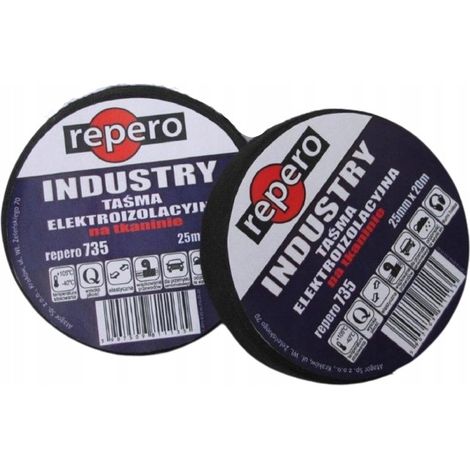 Sanitas Ruban isolant Repero 735 - 19mm x 25m - Blanc - Durable et flexible - Protection élevée