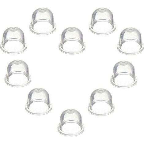 Lot de 10 Pompes d'Amorçage 18812 18814 for Chainsaw Edger Walbro ECHO 123181140630 1238140650 Homelite 01201 UP04802 McCulloch 22583400 4133 121 2700 (1/4)