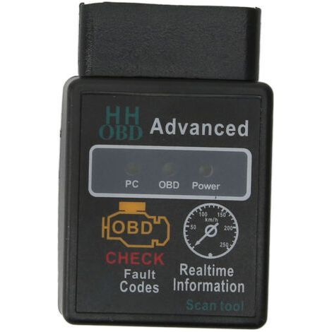 Strumento di diagnostica auto OBD2, lettore di codici di errore Bluetooth, rilevamento pressione carburante, lettura codici di errore, HH OBD V2.1 (1/5)