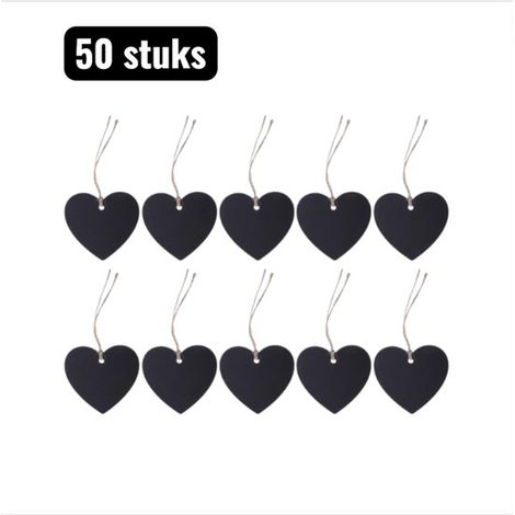 50 piezas, Pizarras, Mini pizarras decorativas, Pizarra rectangular con cordón de yute, Pizarra de madera de doble cara, Negro, Rectangular (1/5)