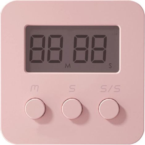 Digitaler Küchentimer mit großem LCD-Display und akustischem Alarm, Countdown-Timer für Fitness und Kinder, Zeitmanagement-Tool (1/5)