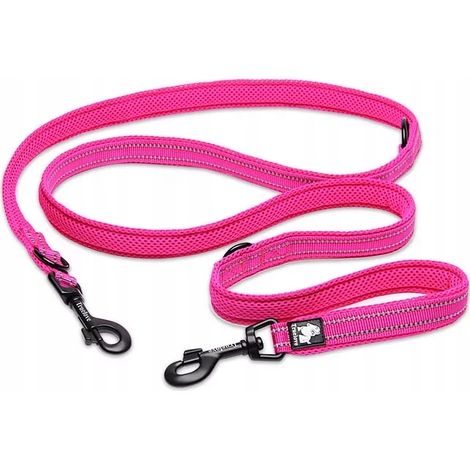PINK Starke verstellbare Hundeleine TRUELOVE L