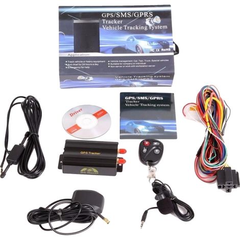 Localizador GPS, duración de la batería de hasta 180 horas, dimensiones 87 mm x 54 mm x 20 mm, capacidad de monitorización por voz, precisión GPS en un radio de 5 metros, apto para varios vehículos.