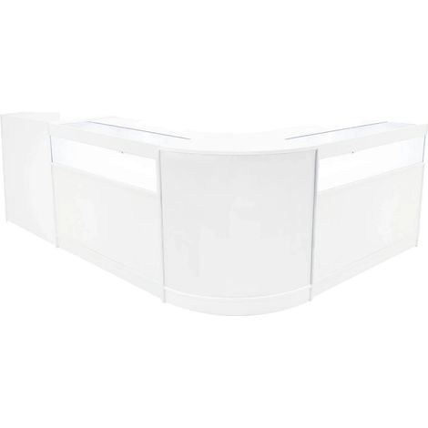 Luna LED Shop Counter Set CM60, TB60 & 2 x B1200 - White (1/5)