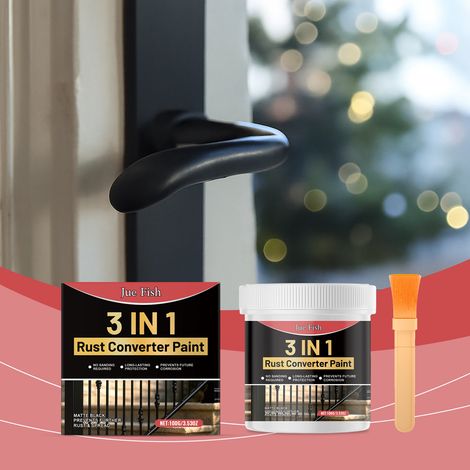 Rust-preventive primer, water-based metal rust-preventive primer, waterproof, deep rust-preventive and corrosion-resistant primer -- Rust-preventive primer: 100g1 brush1 -- BIEMMEDUE (1/5)