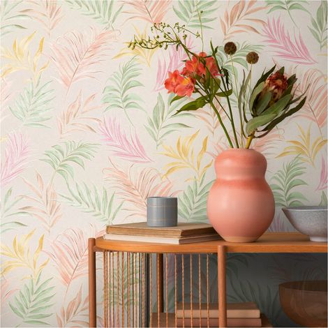 A.S. Creation Vliestapete 10.05 x 0.53 m Livingwalls Dschungel Tapete Bunt 791083 Palmen CosmoLiving by Cosmopolitan (1/5)