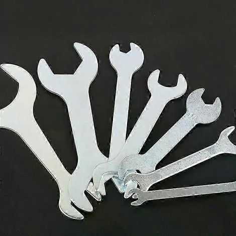 Doppelmaulschlüssel, 8 10 12 13 14 15 19 22 24 mm, für Kfz-Reparaturen und andere Arbeiten geeignet – JXLGV (1/5)