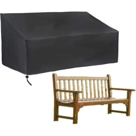 Housse de protection pour banc de jardin - Protection imperméable contre les intempéries et la poussière - 1 - Convient aux meubles d'extérieur (1/5)