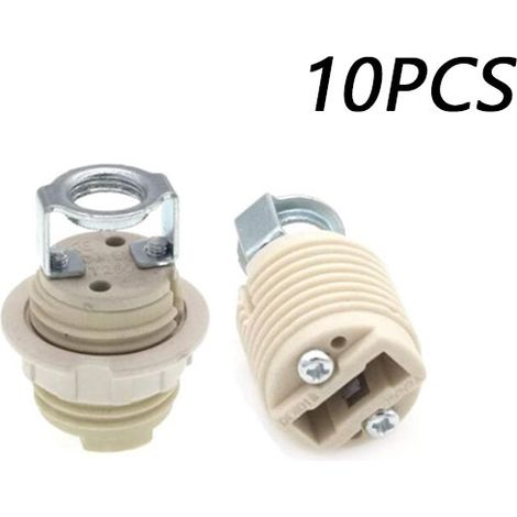 10er-Pack G9-Lampenfassung mit Halterung, G9-Halogenfassung mit Keramikgewinde (1/5)