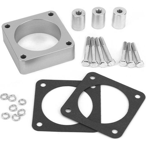 Drosselklappen-Distanzstück-Kit aus CNC-gefräster Aluminiumlegierung, passend für Jeep Wrangler/Cherokee/Grand Cherokee (1/5)
