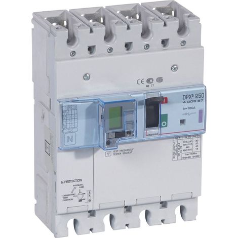 Interruttore automatico elettronico differenziale DPX³ 250 4P 160A 50kA - LEG420387